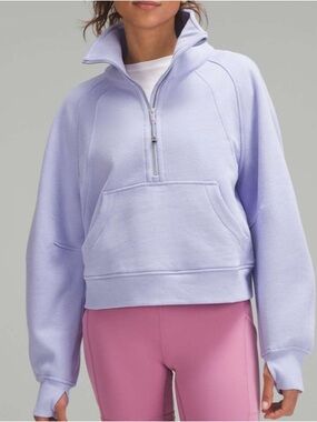 Lululemon scuba oversized funnel neck half zip